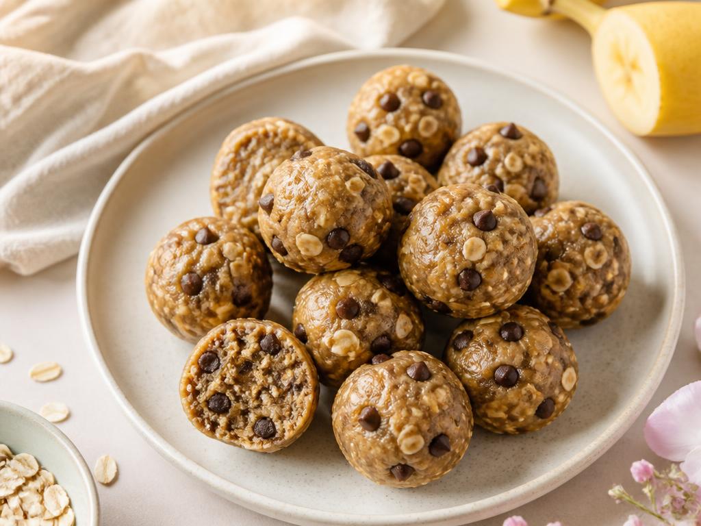 Banana Cookie Dough Balls