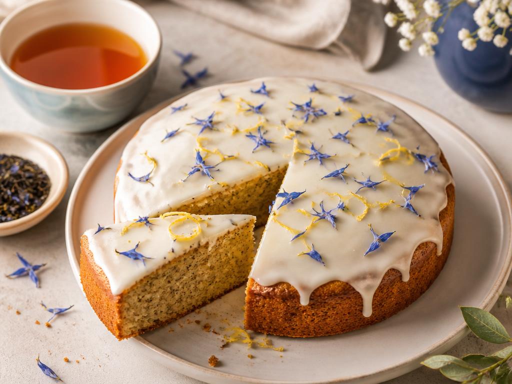 Earl Grey Yogurt Cake